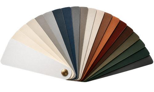 Premium aluminum color selection